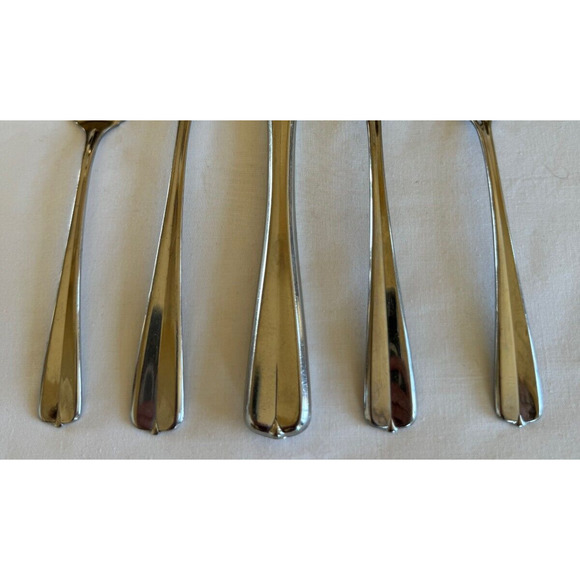 Vintage Oneida USA Simile Mid Century Modern Flatware 5 Piece Place Setting - Picture 2 of 4
